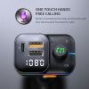 The New Dual USB Car Charger FM Transmitter Bluetooth Adapter Wireless Handsfree Stereo Mp3 Player Colorful Lights FM Modulator