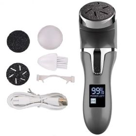 Household Exfoliating Foot Repair Foot Grinder (Option: Black Digital Display)