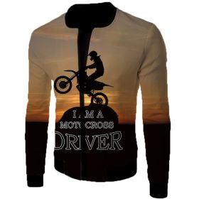 European And American Code Cross-Border Men's 3D Digital Color Printing Flight Jacket, Motorcycle Flight Suit One Drop Delivery (Option: 3XL-E)