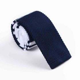 Men's Twill Knitted Tie Striped Contrast Color (Option: KT046)