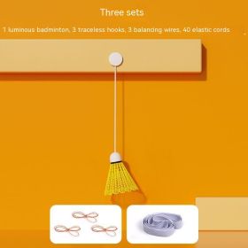 Indoor And Outdoor Children's Single Badminton Trainer (Option: 8 Pieces Without Racket)
