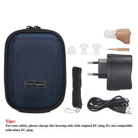 15V Rechargeable In-ear Hearing Aid Listening Headset (Option: European Standard Single)