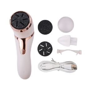 Household Exfoliating Foot Repair Foot Grinder (Option: White Ordinary)