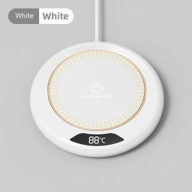 Usb Automatic Heating Smart Thermal Cup Pad (Color: White)