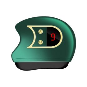 Portable Facial Beauty Shaping Scrapping Plate (Option: Dark Green)