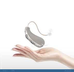 Multi-Color Non-howling Rechargeable Listening Aid Listening Headset (Option: Black American Standard)