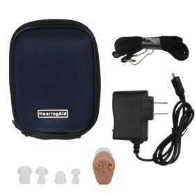 15V Rechargeable In-ear Hearing Aid Listening Headset (Option: American Standard Single)