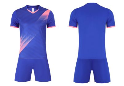 Soccer Suit Quick Dry Competition Training (Option: Color blue light plate-5XL)