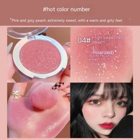 Pure Desire Wind Highlight Eye Shadow Plate Shimmer Matte (Option: T04 High Sweet Peach)