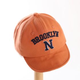 All-matching Sun Proof Baseball Cap (Option: Orange-6 Months)