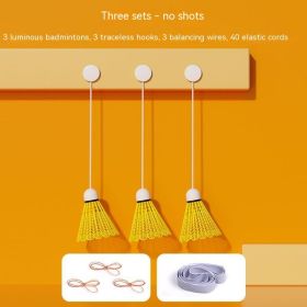 Indoor And Outdoor Children's Single Badminton Trainer (Option: 10 Pieces Without Racket)