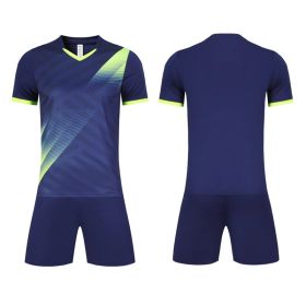 Soccer Suit Quick Dry Competition Training (Option: Royal blue light plate-XXS)