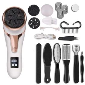 Household Exfoliating Foot Repair Foot Grinder (Option: No10 White piece Set)