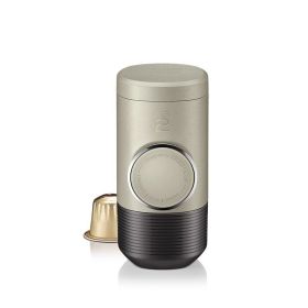 Manual Espresso Portable Capsule Coffee Machine (Option: Olive Gray)