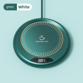 Usb Automatic Heating Smart Thermal Cup Pad (Color: Green)