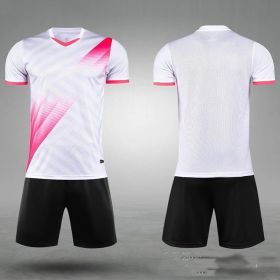 Soccer Suit Quick Dry Competition Training (Option: White red light plate-5XL)
