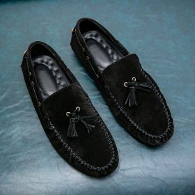 Fashion Summer Trendy Men's Shoes (Option: Black-40)