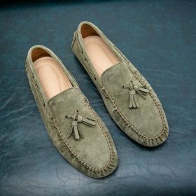 Fashion Summer Trendy Men's Shoes (Option: Green-40)